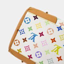 Louis Vuitton White Monogram Multicolor Claudia Handbag