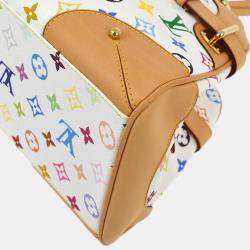 Louis Vuitton White Monogram Multicolor Claudia Handbag