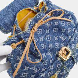 Louis Vuitton Blue Monogram Denim Sac a Dos GM Backpack