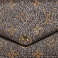 Pre Owned Louis Vuitton Khaki Monogram Canvas Félicie Strap & Go Bag