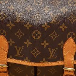Pre Owned Louis Vuitton Monogram Canvas Sac Gibeciere GM Bag