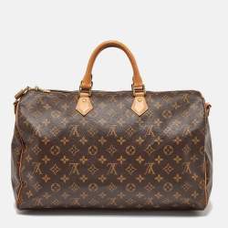 Pre Owned Louis Vuitton Monogram Canvas Speedy Bandoulière 40 Bag