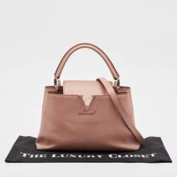 مملوكة مسبقًا حقيبة لوي فيتون كابوسينس بي إم جلد توريليون أزرق 