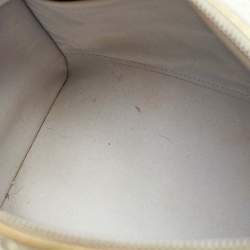 Pre Owned Louis Vuitton Silver Monogram Limited Edition Miroir Speedy 35 Bag