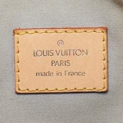 Pre Owned Louis Vuitton Silver Monogram Limited Edition Miroir Speedy 35 Bag