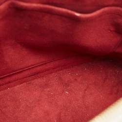 Pre Owned Louis Vuitton White Monogram Multicolore Canvas Alma PM Bag