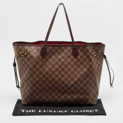 Louis Vuitton Damier Ebene Canvas Neverfull GM Bag