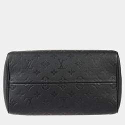 Louis Vuitton Monogram Empreinte Black Boston Speedy Bandouliere 25 Handbag