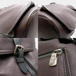 Louis Vuitton Leather Maroon Utah Canyon Backpack