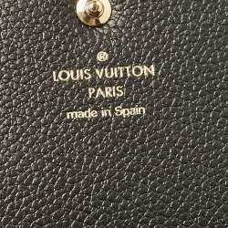 Louis Vuitton Black/Beige Giant Monogram Empreinte Leather Emilie Wallet