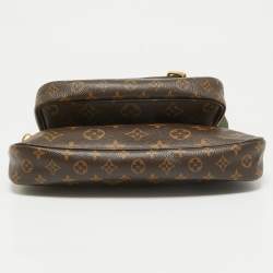 Pre Owned Louis Vuitton Khaki Monogram Canvas Multi Pochette Accessories Bag