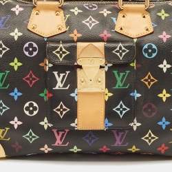 Pre Owned Louis Vuitton Black Monogram Multicolore Canvas Speedy 30 Bag