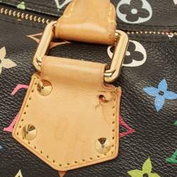Pre Owned Louis Vuitton Black Monogram Multicolore Canvas Speedy 30 Bag