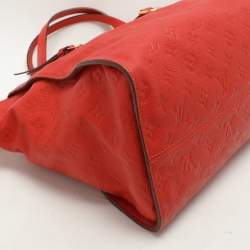 Louis Vuitton Cherry Monogram Empreinte Leather Lumineuse PM Bag