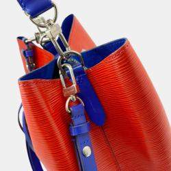 Louis Vuitton Leather Red Blue Neonoe Epi Shoulder Bag