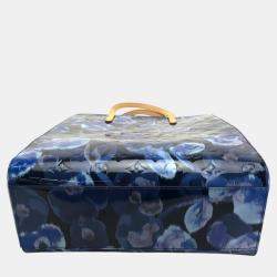 Louis Vuitton Grand blue  Vernis Ikat Flower Tote Bag