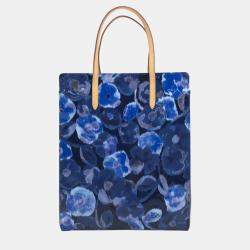 Louis Vuitton Grand blue  Vernis Ikat Flower Tote Bag