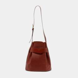 Pre Owned Louis Vuitton Kenyan Fawn Epi Leather Sac D'Epaule PM Bag