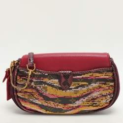Louis Vuitton Multicolor Monogram Canvas and Sequin Savage Club Clutch