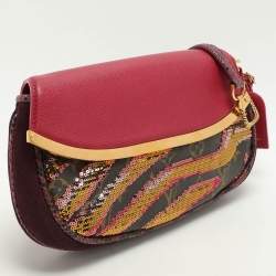 Louis Vuitton Multicolor Monogram Canvas and Sequin Savage Club Clutch