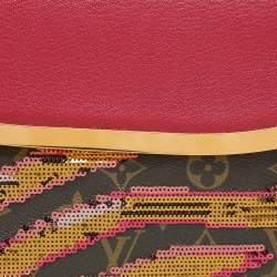 Louis Vuitton Multicolor Monogram Canvas and Sequin Savage Club Clutch