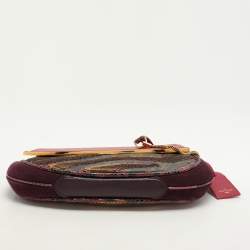 Louis Vuitton Multicolor Monogram Canvas and Sequin Savage Club Clutch