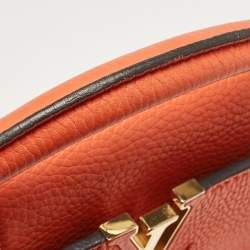 Louis Vuitton Orange Taurillon Leather Capucines BB Bag