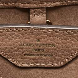 Louis Vuitton Orange Taurillon Leather Capucines BB Bag