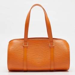 مملوكة مسبقًا Louis Vuitton Mandarin Epi Leather Soufflot Bag