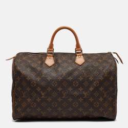 Pre Owned Louis Vuitton Monogram Canvas Speedy 40 Bag