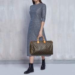 Pre Owned Louis Vuitton Monogram Canvas Speedy 40 Bag