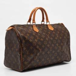 Pre Owned Louis Vuitton Monogram Canvas Speedy 40 Bag