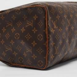 Pre Owned Louis Vuitton Monogram Canvas Speedy 40 Bag