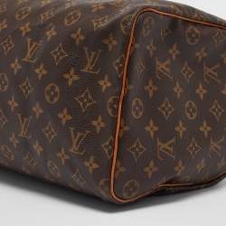 Pre Owned Louis Vuitton Monogram Canvas Speedy 40 Bag