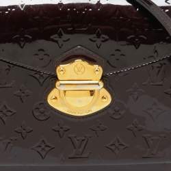 Pre Owned Louis Vuitton Amarante Monogram Vernis Mirada Bag