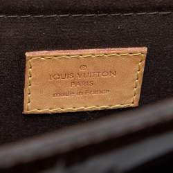 Pre Owned Louis Vuitton Amarante Monogram Vernis Mirada Bag