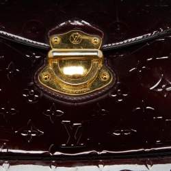 Pre Owned Louis Vuitton Amarante Monogram Vernis Mirada Bag