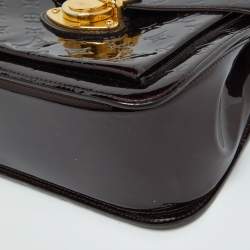 Pre Owned Louis Vuitton Amarante Monogram Vernis Mirada Bag