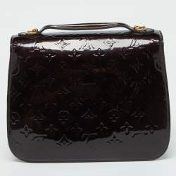 Pre Owned Louis Vuitton Amarante Monogram Vernis Mirada Bag