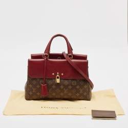 Louis Vuitton Burgundy Monogram Canvas Venus Bag