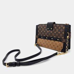 Louis Vuitton Monogram Reverse Trunk Clutch and Shoulder Bag