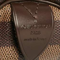 Pre Owned Louis Vuitton Damier Ebene Canvas Speedy 30 Bag