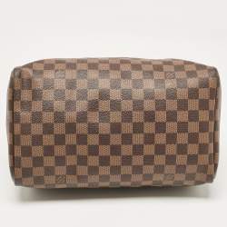 Pre Owned Louis Vuitton Damier Ebene Canvas Speedy 30 Bag