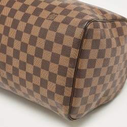Pre Owned Louis Vuitton Damier Ebene Canvas Speedy 30 Bag