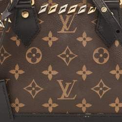 Louis Vuitton Monogram Macassar Canvas Studded Alma BB Bag