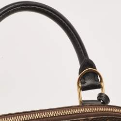 Louis Vuitton Monogram Macassar Canvas Studded Alma BB Bag