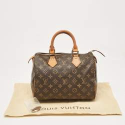 Pre Owned Louis Vuitton Monogram Canvas Speedy 25 Bag