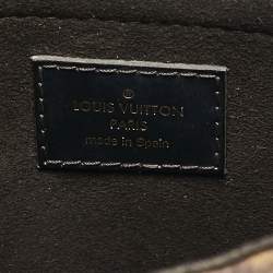 Louis Vuitton Black Epi Leather and Monogram Canvas Saint Michel Bag