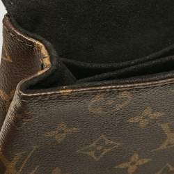 Louis Vuitton Black Epi Leather and Monogram Canvas Saint Michel Bag