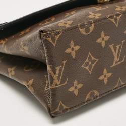 Louis Vuitton Black Epi Leather and Monogram Canvas Saint Michel Bag